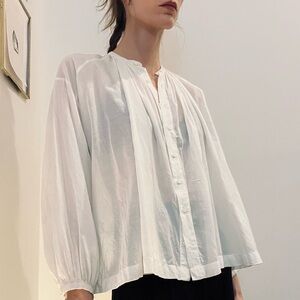 Doen White Jane Blouse